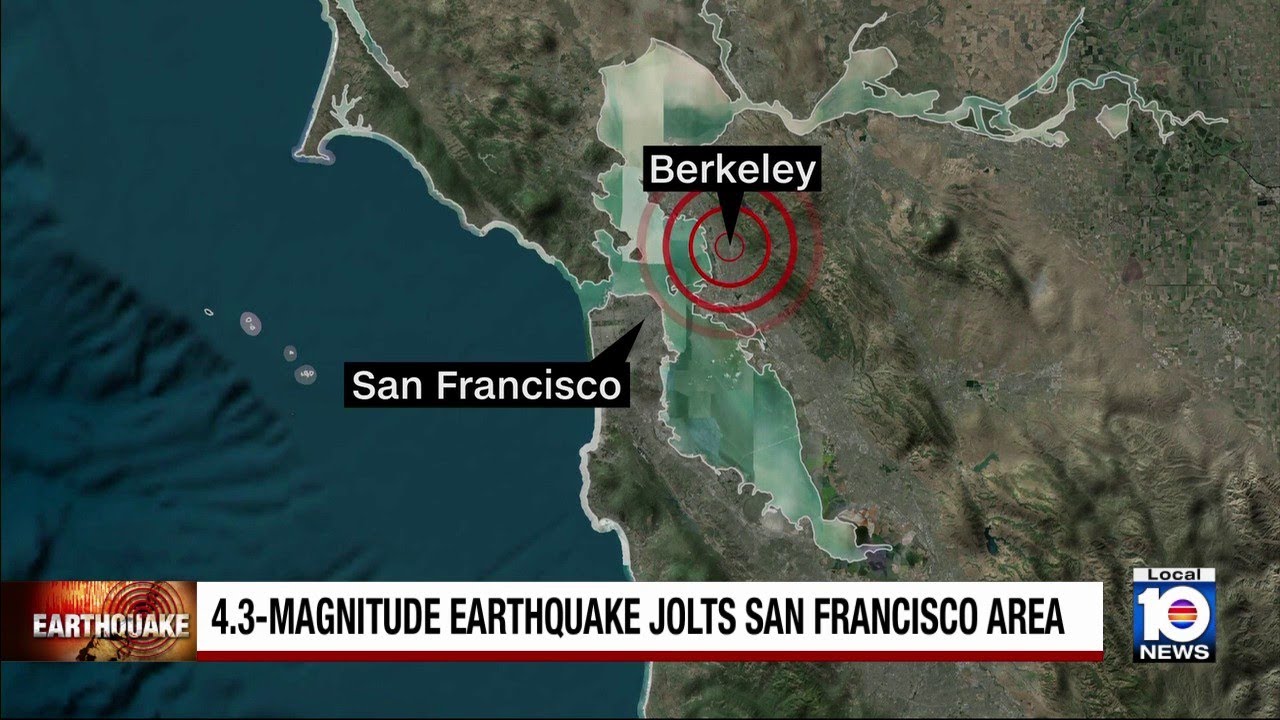 4.3 magnitude quake jolts San Francisco area 2 4 3 magnitude quake jolts san fr