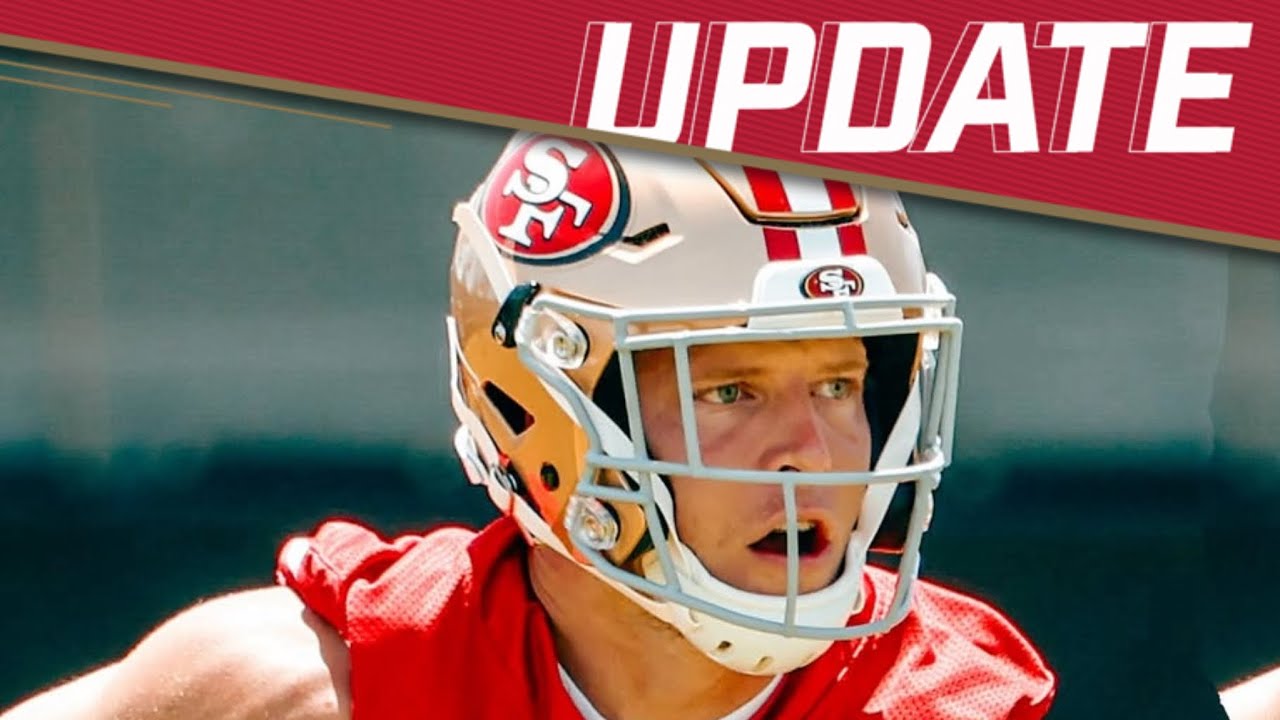 49ers Christian McCaffrey popped up on the injury report today but good Jordan Watkins news 2 49ers christian mccaffrey popped