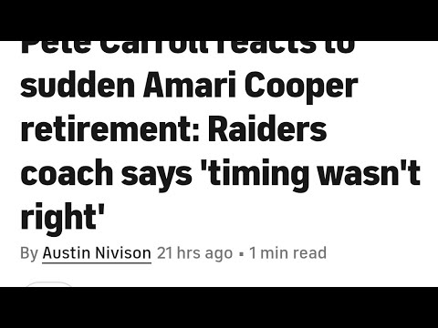 las vegas raiders why did amari