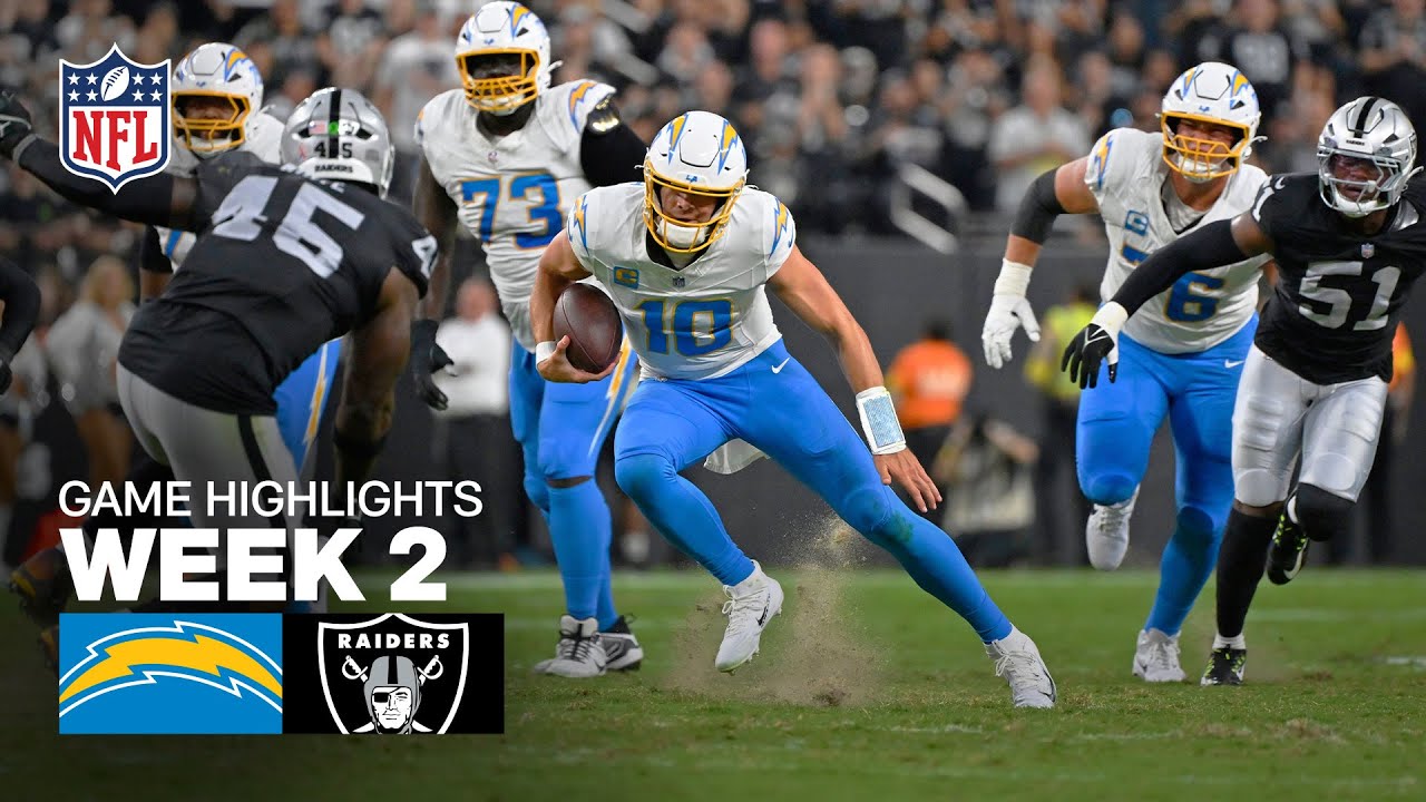 los angeles chargers vs las vega 1