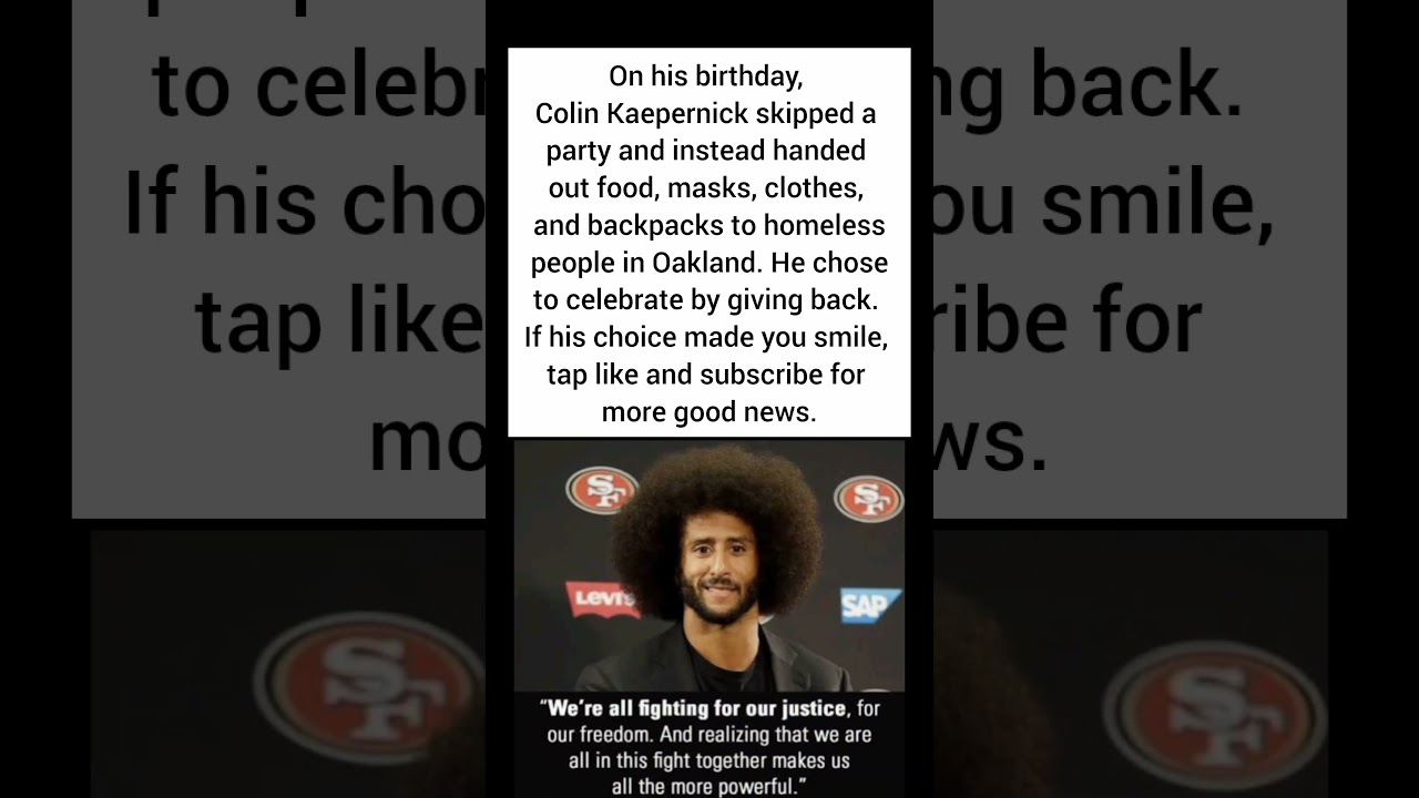 on his birthday colin kaepernick