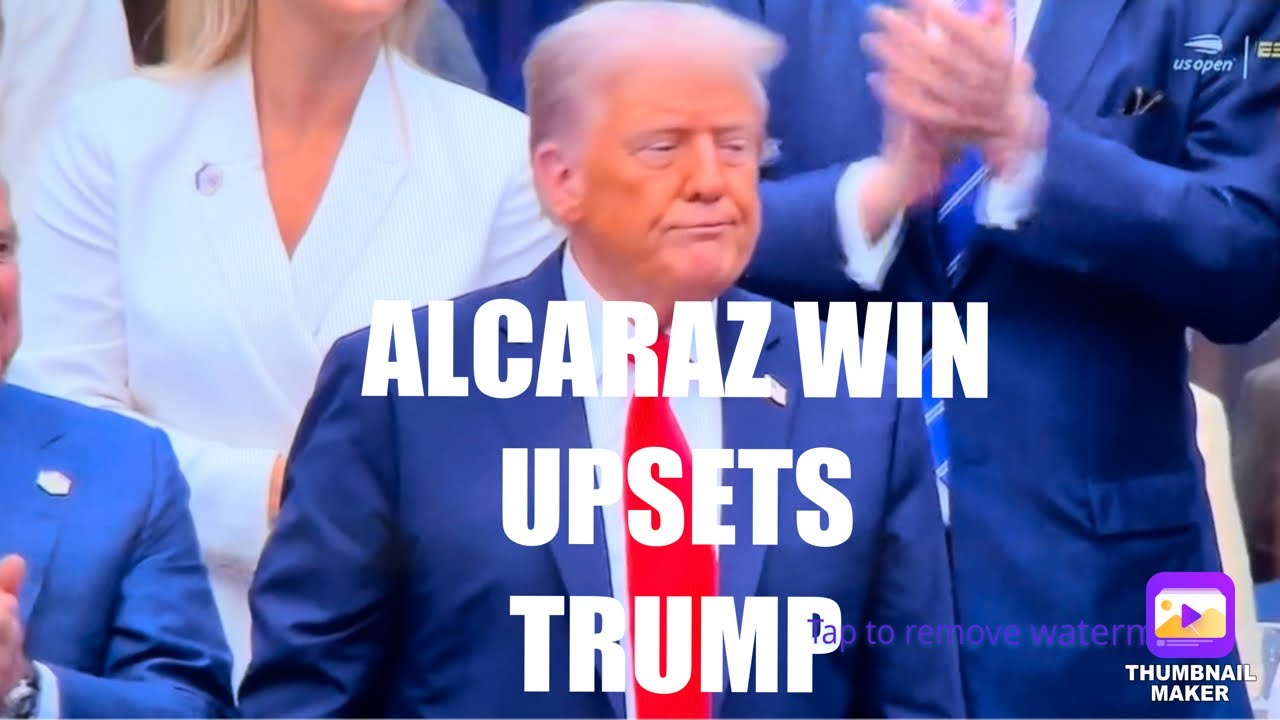 President Trump Frowns As Latino Carlos Alcaraz Beats Italian Jannik Sinner In US Open 2025 2 president trump frowns as latino