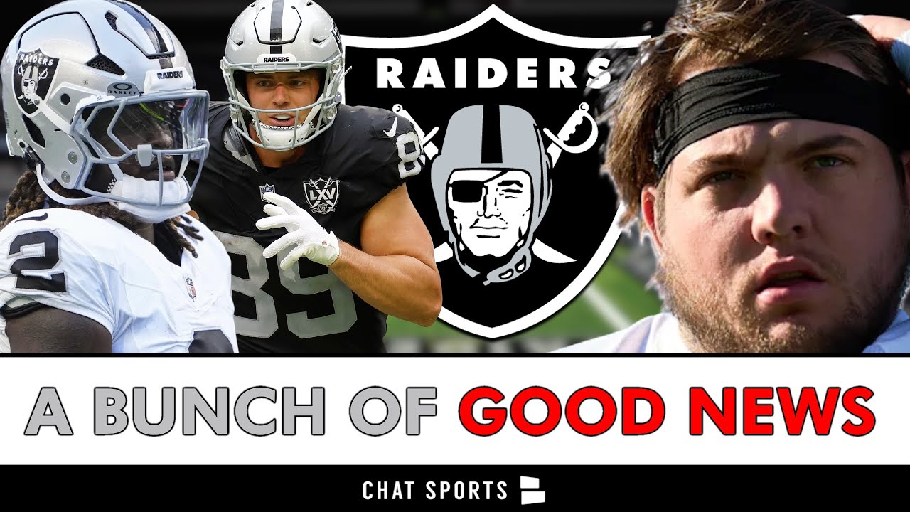 raiders got a bunch of good news 1