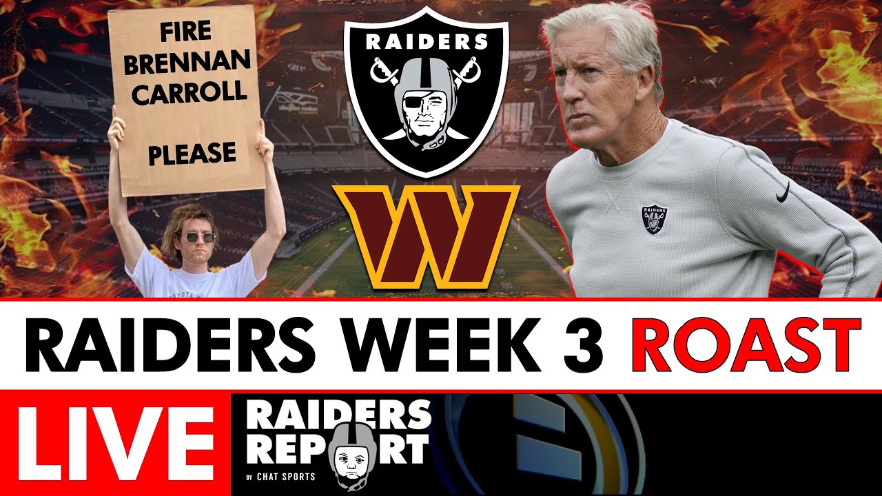 Raiders News LIVE After LOSS To The Washington Commanders | Raiders Report Week 3 Presser 1 raiders news live after loss to