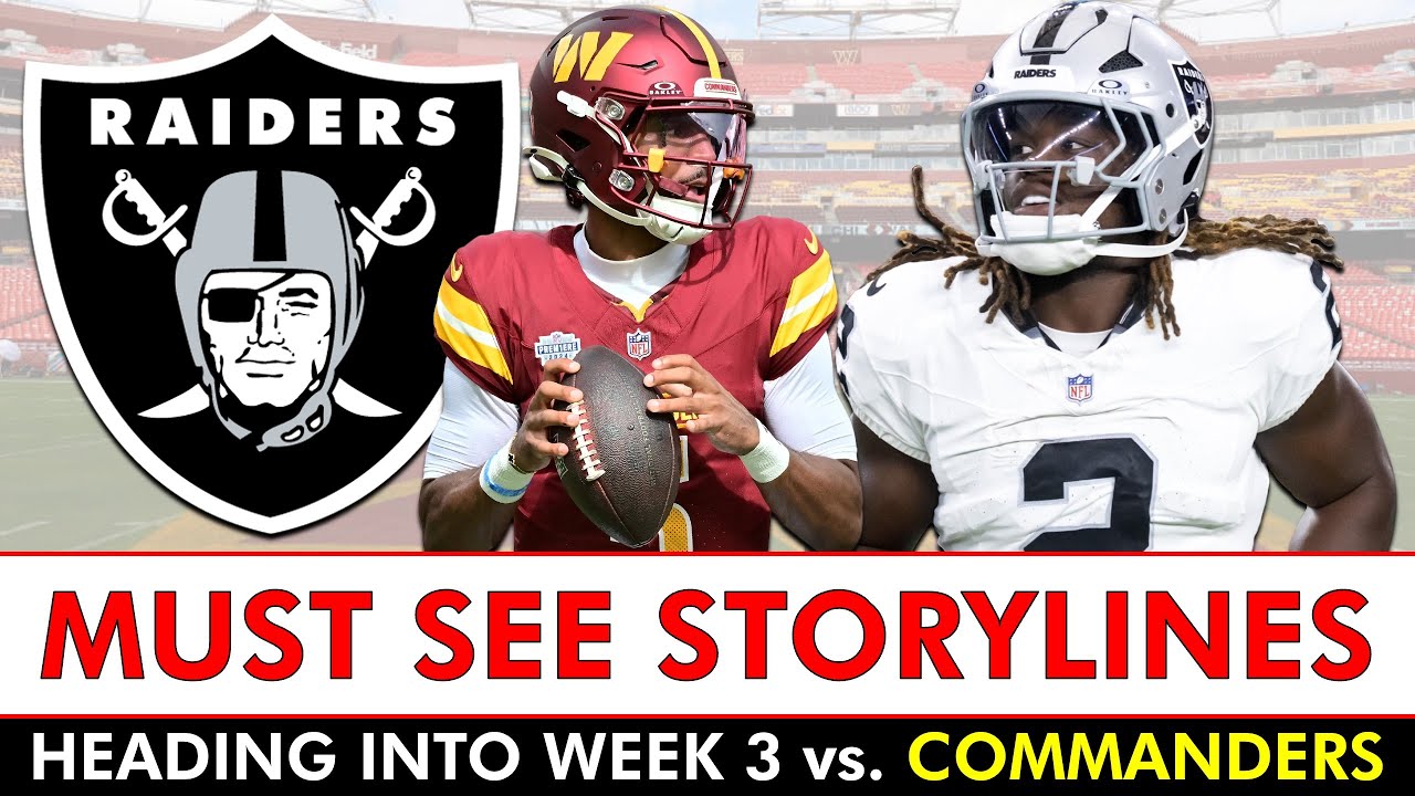 Raiders News & MAJOR Commanders Rumors Heading Into NFL Week 3 In Washginton 1 raiders news major commanders ru