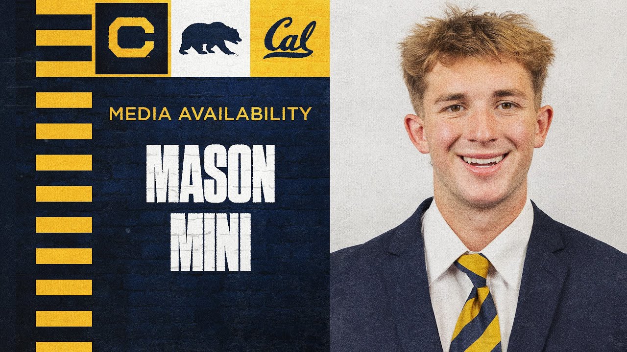 Cal Football: Mason Mini Media Availability (10.21.2025) 1 cal football mason mini media av