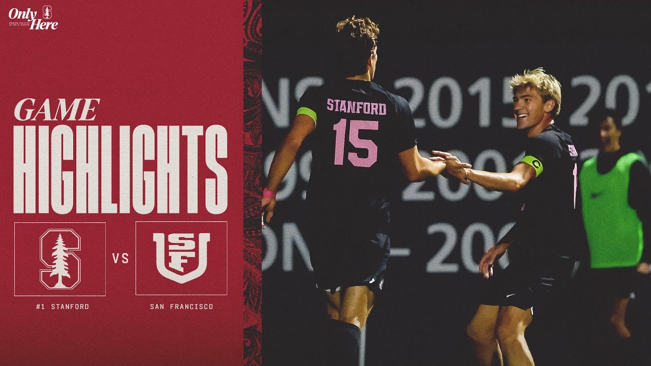 Highlights: #1 Stanford Men's Soccer vs. San Francisco (10/22/25) 2 highlights 1 stanford mens socce