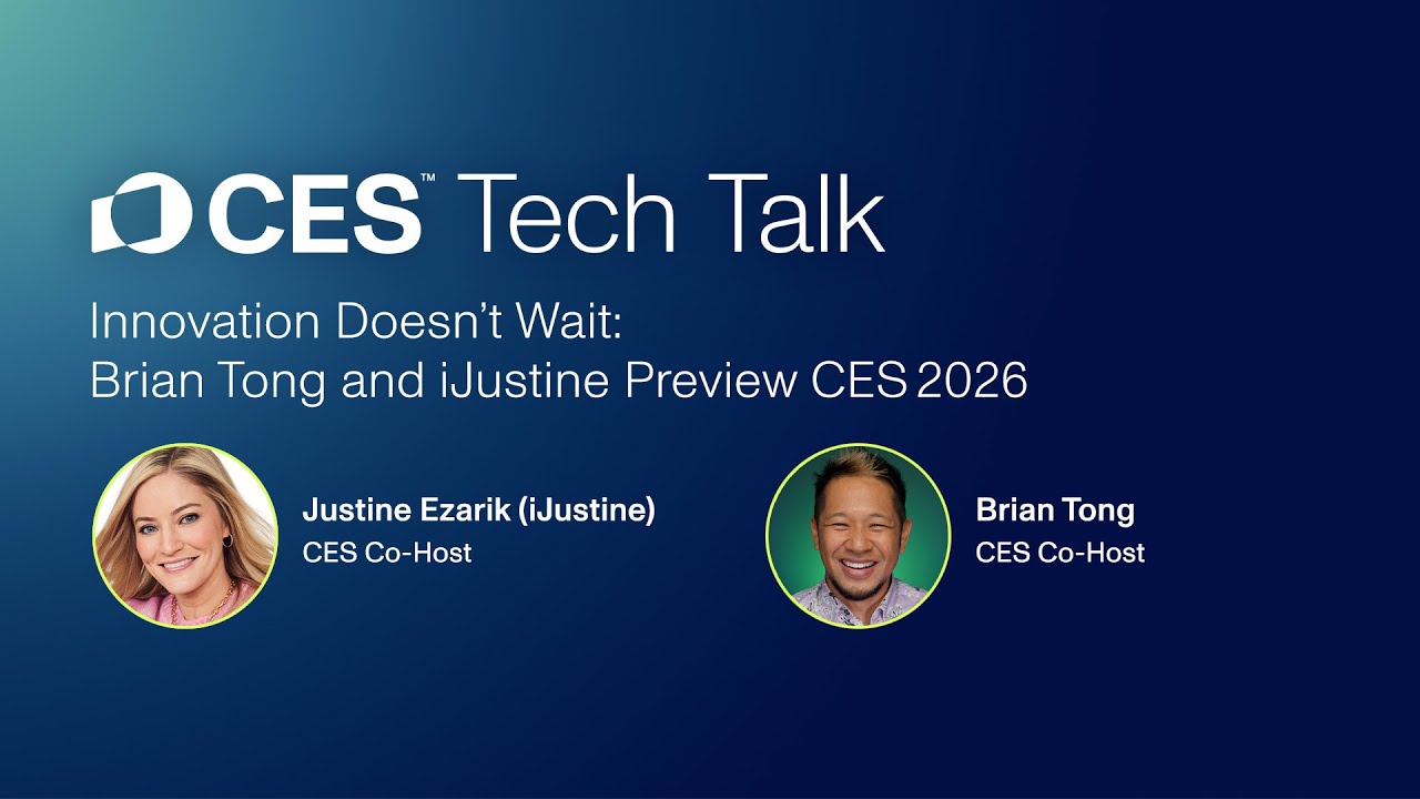 Innovation Doesn’t Wait: Brian Tong & iJustine Preview CES 2026 2 innovation doesnt wait brian ton