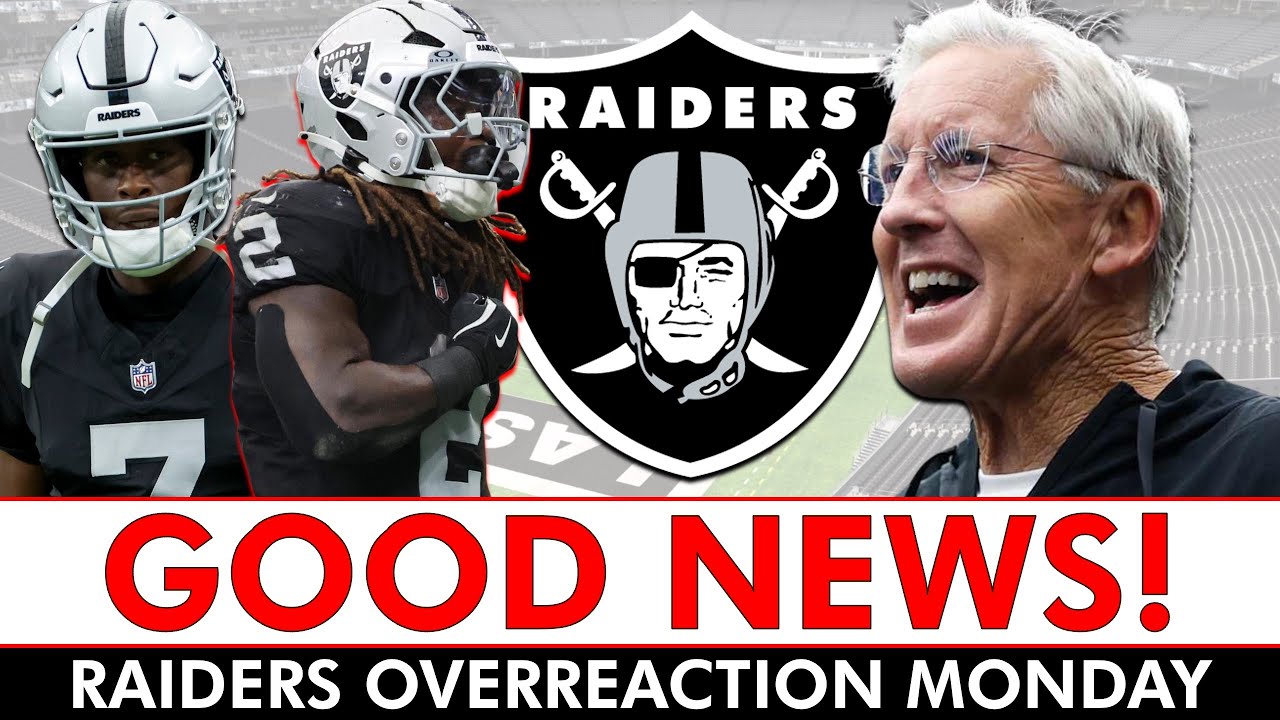 much needed good news raiders vs