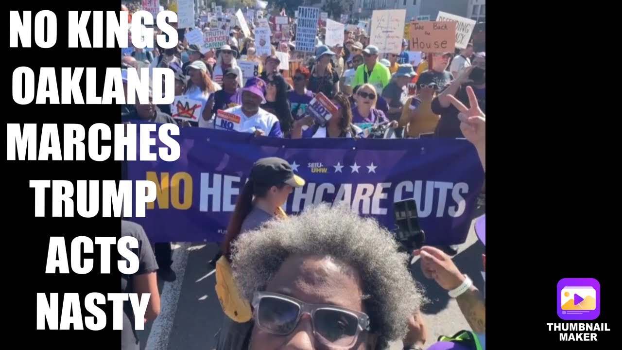 oakland and oaklanders protest t
