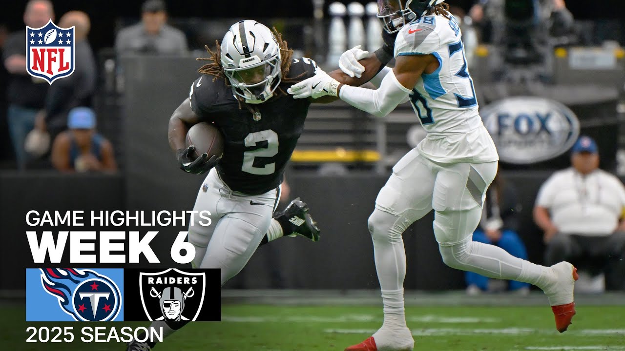 Tennessee Titans vs. Las Vegas Raiders Game Highlights | NFL 2025 Season Week 6 1 tennessee titans vs las vegas ra
