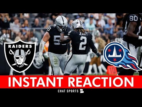 THANK YOU GOD! Raiders vs. Titans Instant Reaction | NFL Week 6 Ft. Geno Smith & Pete Carroll 1 thank you god raiders vs titans