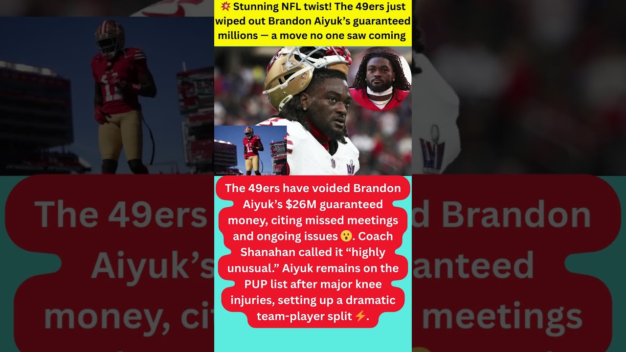 49ers shock move brandon aiyuks
