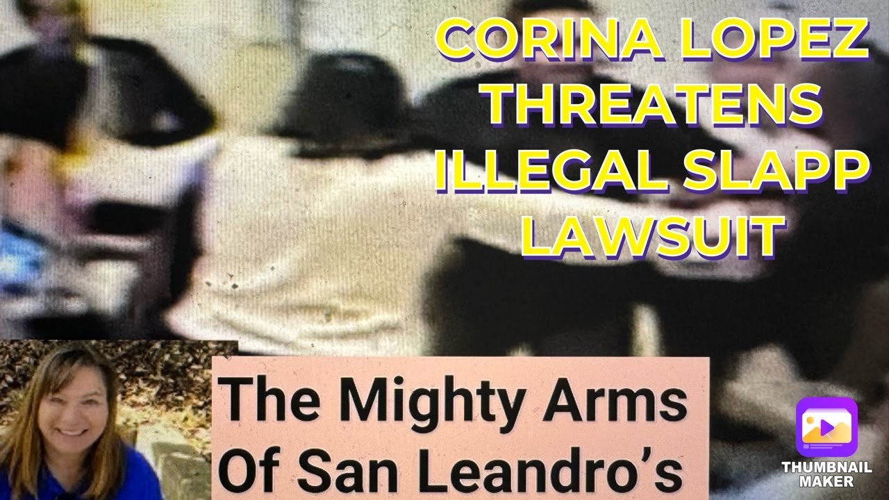Corina Lopez Illegally Threatens Oakland Vlogger Zennie Abraham Oer San Leandro Library Video 2 corina lopez illegally threatens