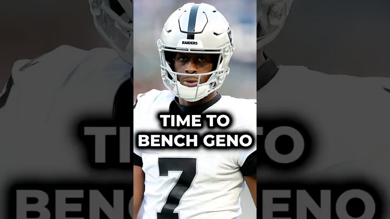 Here's why the Raiders should Bench Geno Smith #nfl #raiders #shorts 1 heres why the raiders should ben