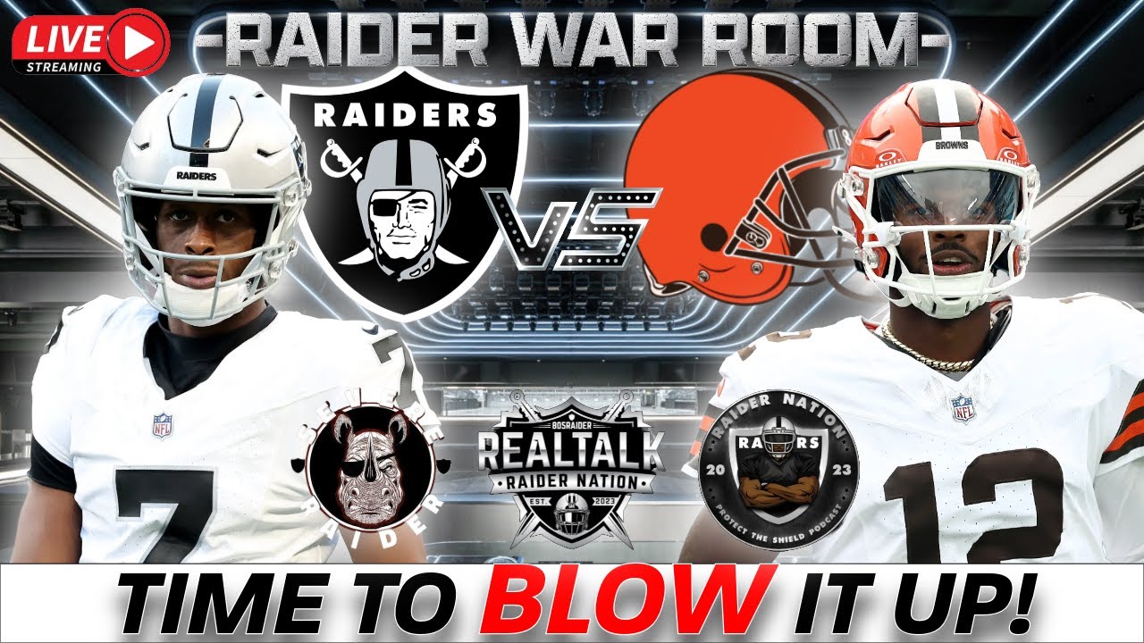 live raider war room raiders vs
