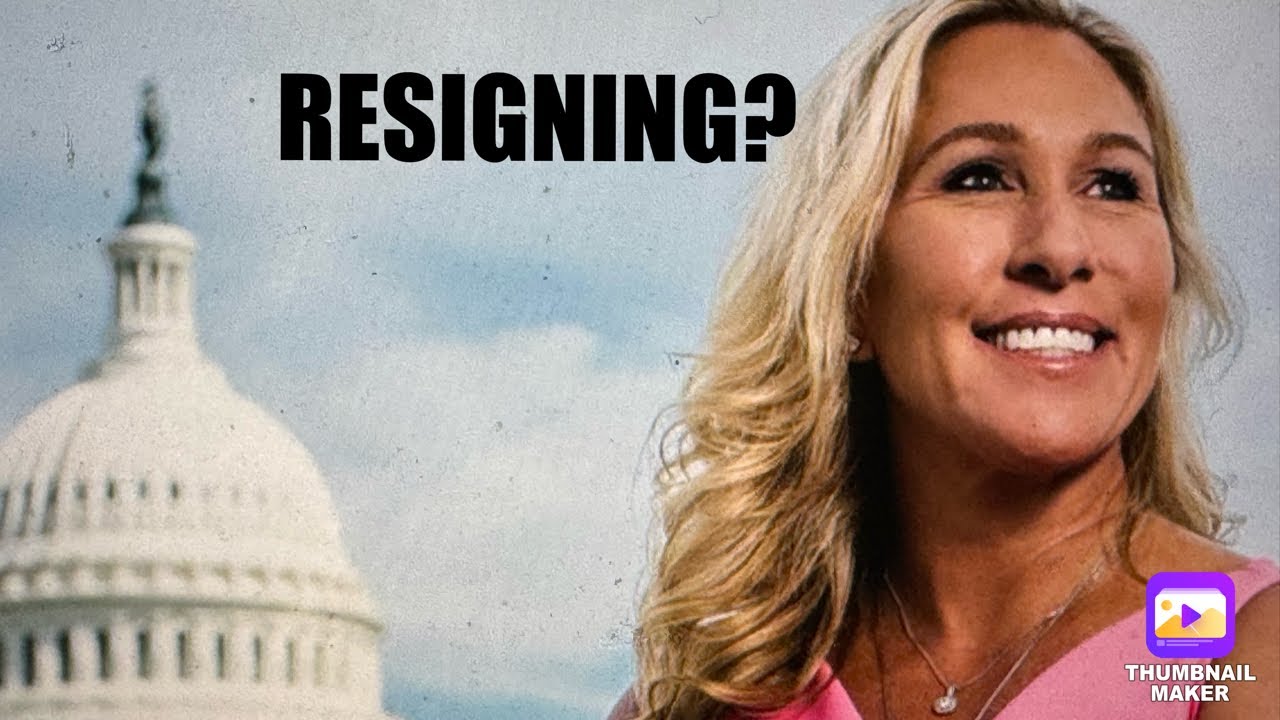 marjorie taylor greene resigning