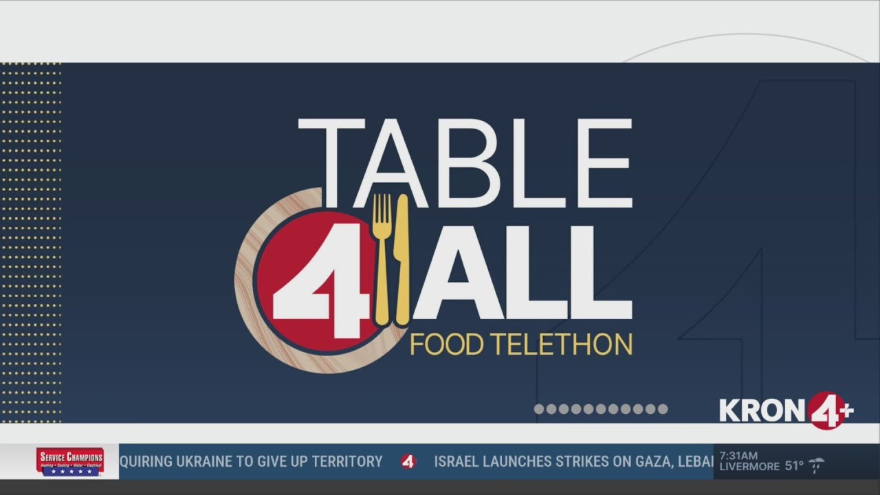 Oakland Ballers' GM Laura Geist volunteers at KRON4's "Table 4 All" Food Charity Telethon. 2 oakland ballers gm laura geist v