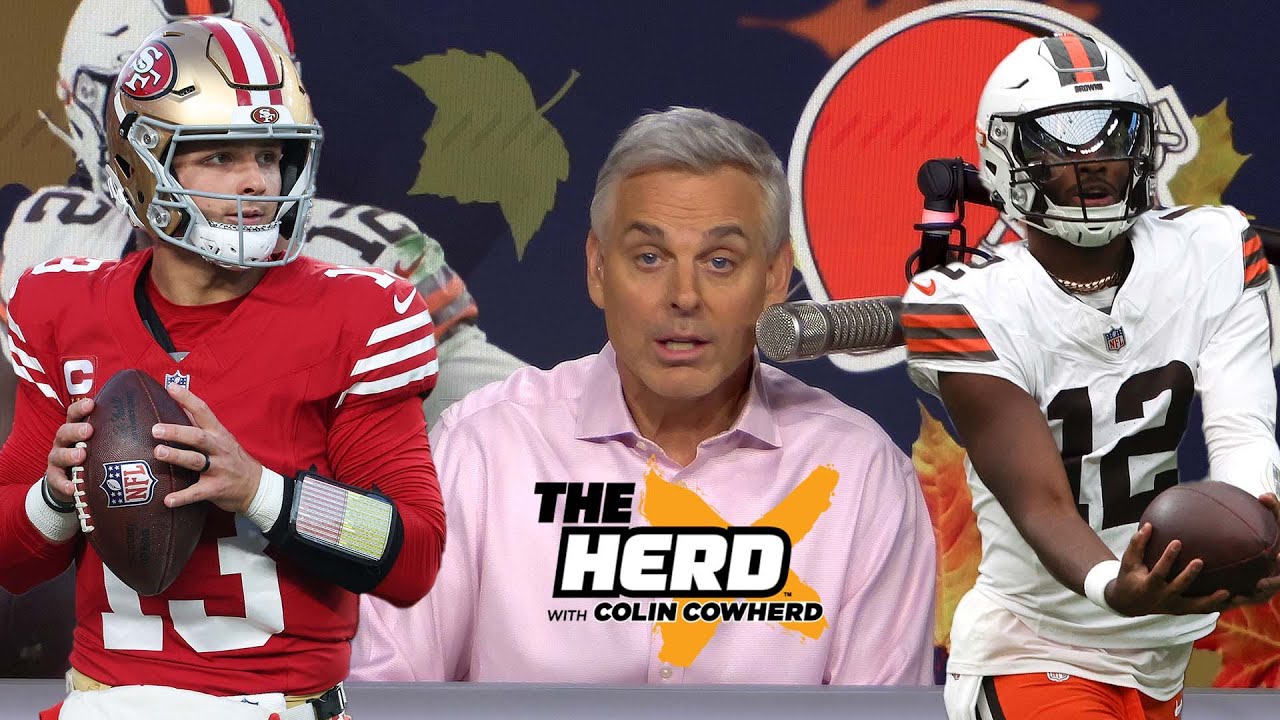 Shedeur Sanders named starter, Are the 49ers limited with Brock Purdy? | The Herd 2 shedeur sanders named starter ar
