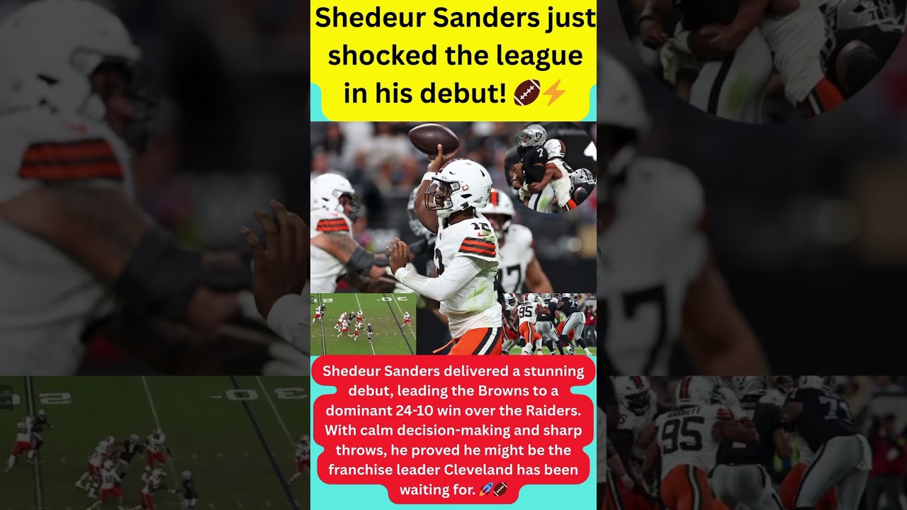 shedeur sanders stuns the nfl b