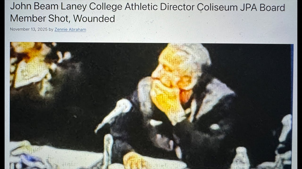 Was Coach John Beam Laney College Athletic Director Victim Of A Hit By The At-Large Shooter? Vlog 1 was coach john beam laney colleg