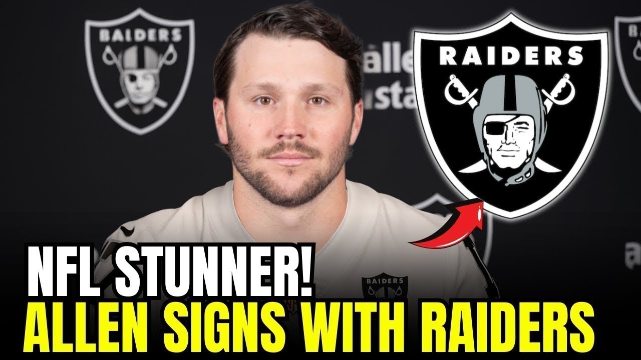 IT’S OFFICIAL: JOSH ALLEN LEAVES THE BILLS AND BECOMES THE RAIDERS’ NEW QB | RAIDERS NEWS 1 its official josh allen leaves t