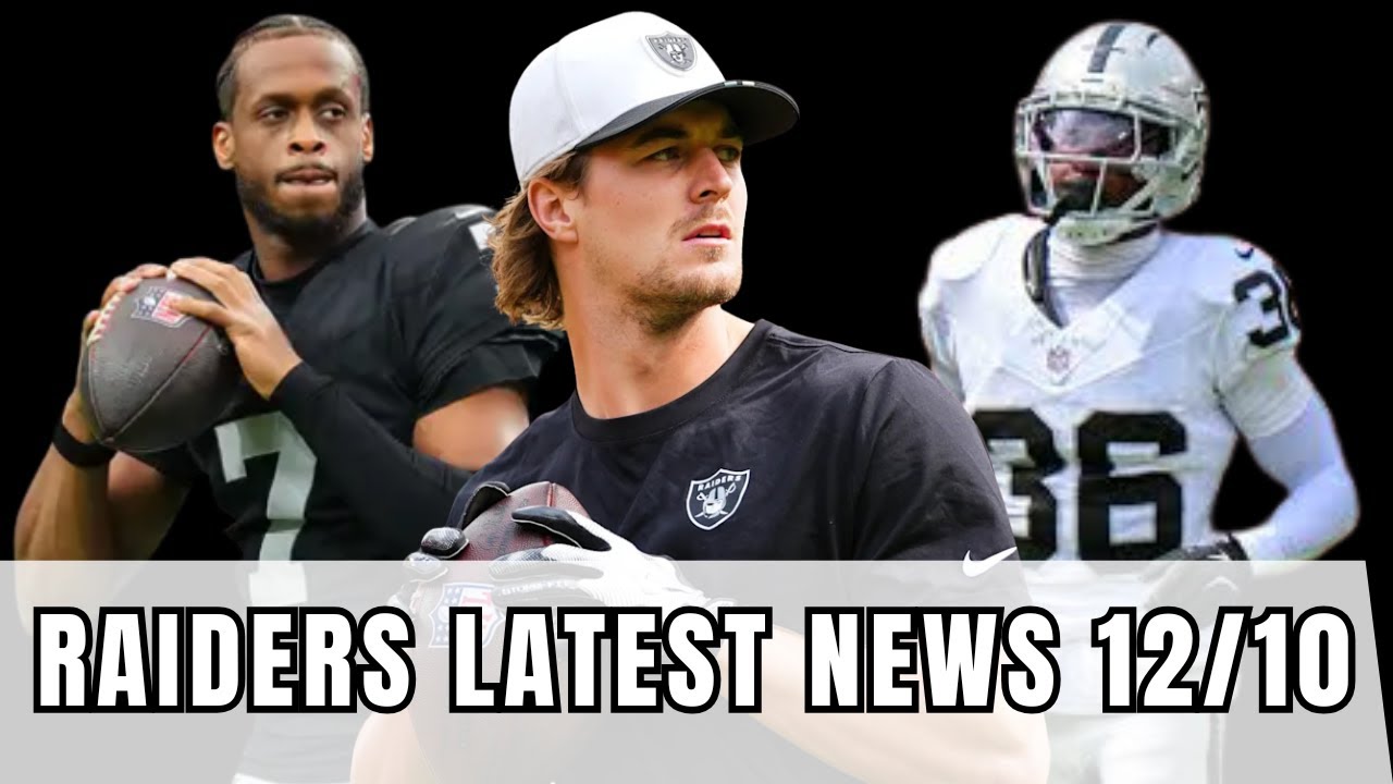 LAS VEGAS RAIDERS LATEST NEWS: December 9 - Kyu Blu Kelly out for year, Geno or Kenny P. 1 las vegas raiders latest news de 1