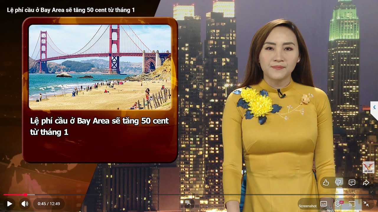 Lệ phí cầu ở Bay Area sẽ tăng 50 cent từ tháng 1 2 le phi cau o bay area se tang 50