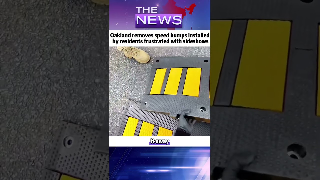 oakland removes speed bumps inst
