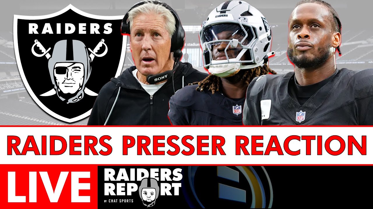 Raiders Presser Reaction After Pete Carroll, Geno Smith & Ashton Jeanty Spoke To The Media 1 raiders presser reaction after p