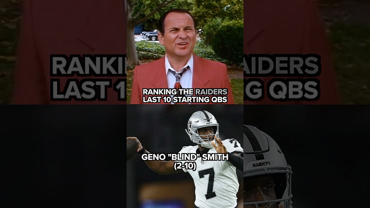 RANKING THE RAIDERS QBS #nfl #lasvegasraiders #raiders #genosmith #lasvegas 1 ranking the raiders qbs nfl lasv