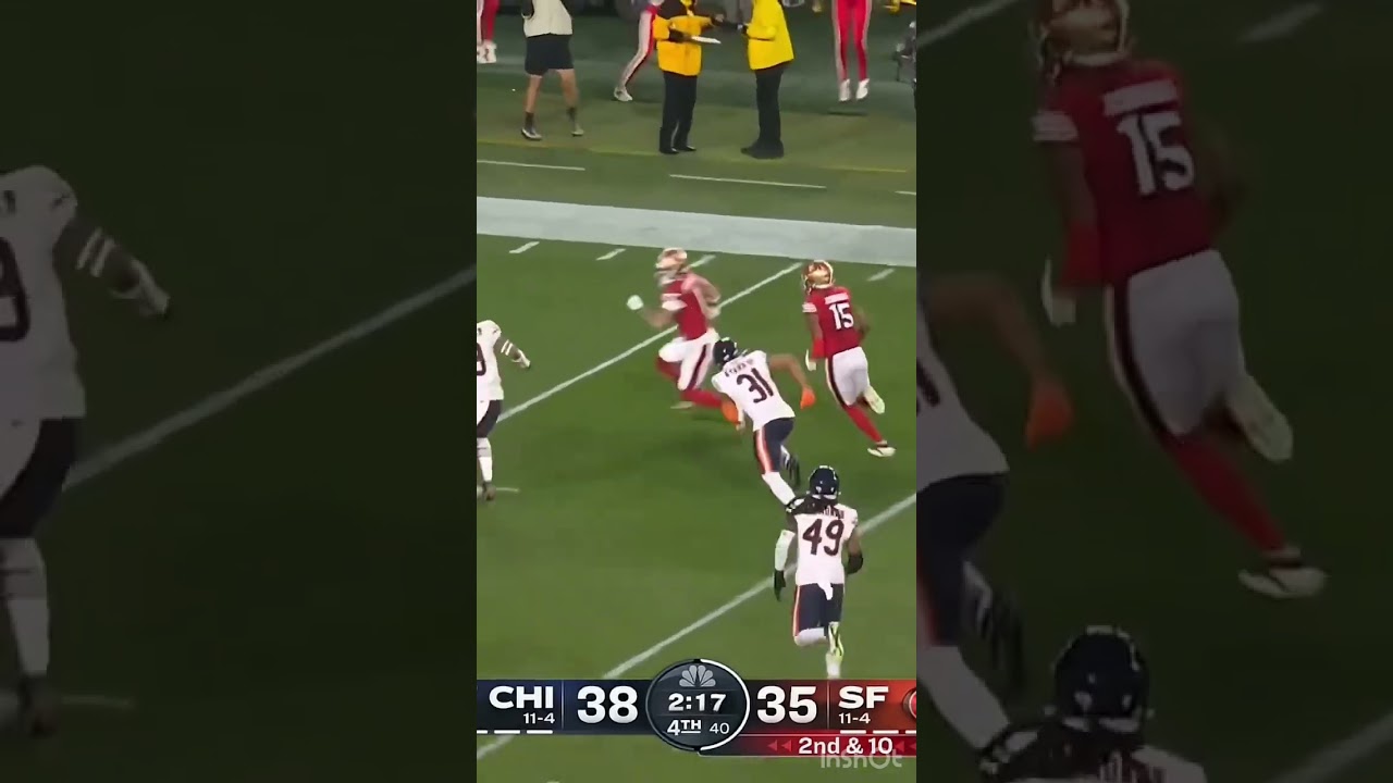 San Francisco 49ers beat the Chicago Bears in grand fashion #49ers #49ersvsbears #nfl #brockpurdy 2 san francisco 49ers beat the chi