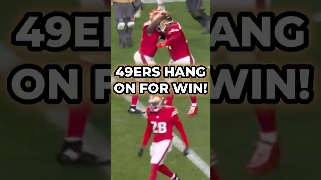 the 49ers hang on to beat the be
