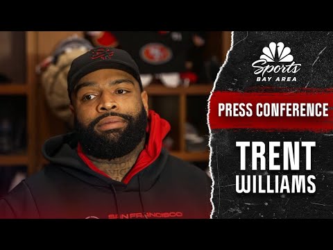 Trent Williams hopes 49ers star Christian McCaffrey hits 1K-1K mark this season | NBC Sports BA 2 trent williams hopes 49ers star
