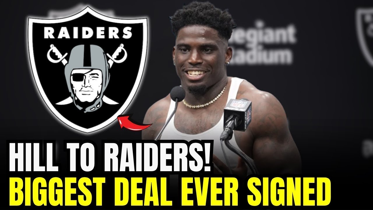 TYREEK HILL becomes the biggest signing in RAIDERS history and ignites Las Vegas | Raiders News 1 tyreek hill becomes the biggest