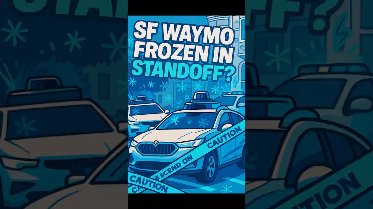 Waymo Frozen In Standoff #Waymo #TCarterTV #BayArea #SelfDriving #robotaxi #SFNews #ViralVideo 2 waymo frozen in standoff waymo t
