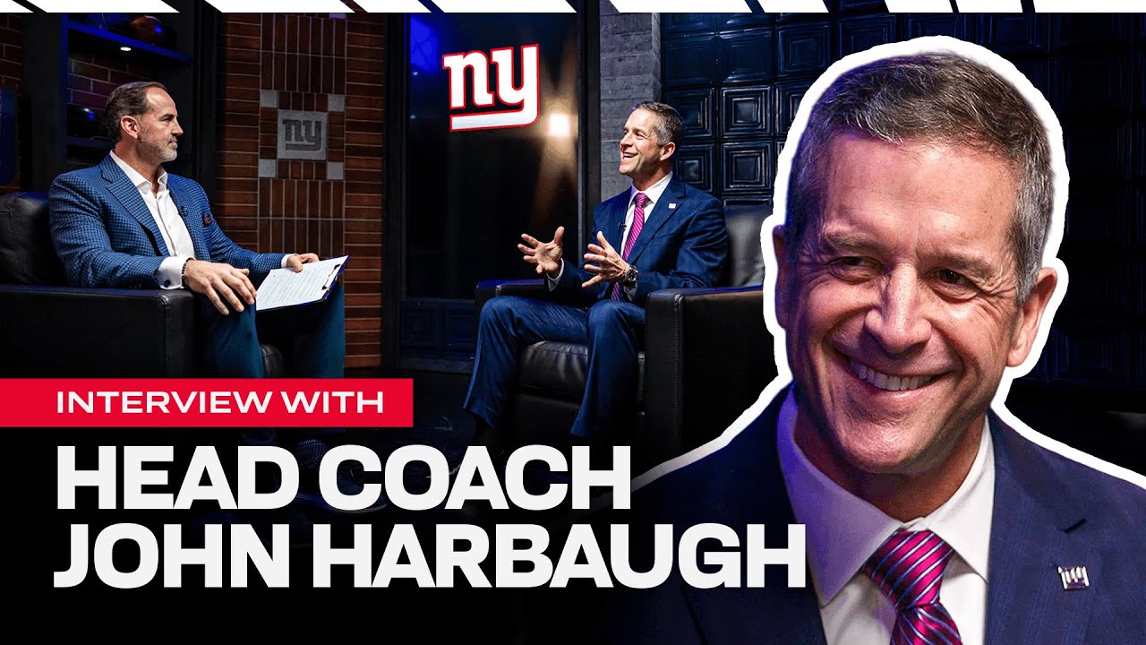 1-on-1 with Head Coach John Harbaugh | New York Giants 1 1 on 1 with head coach john harb