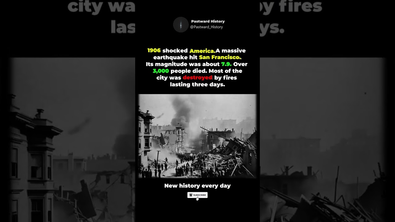 1906 san francisco earthquake sa