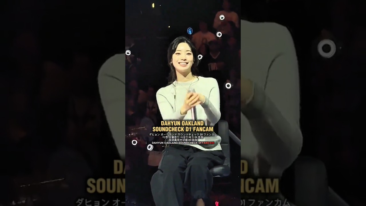 dahyun oakland soundcheck d1 fan