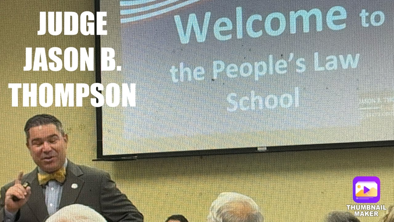 Fayette County Georgia St Judge Jason B. Thompson's DUI Court & People's Law School On Nursing Homes 2 fayette county georgia st judge