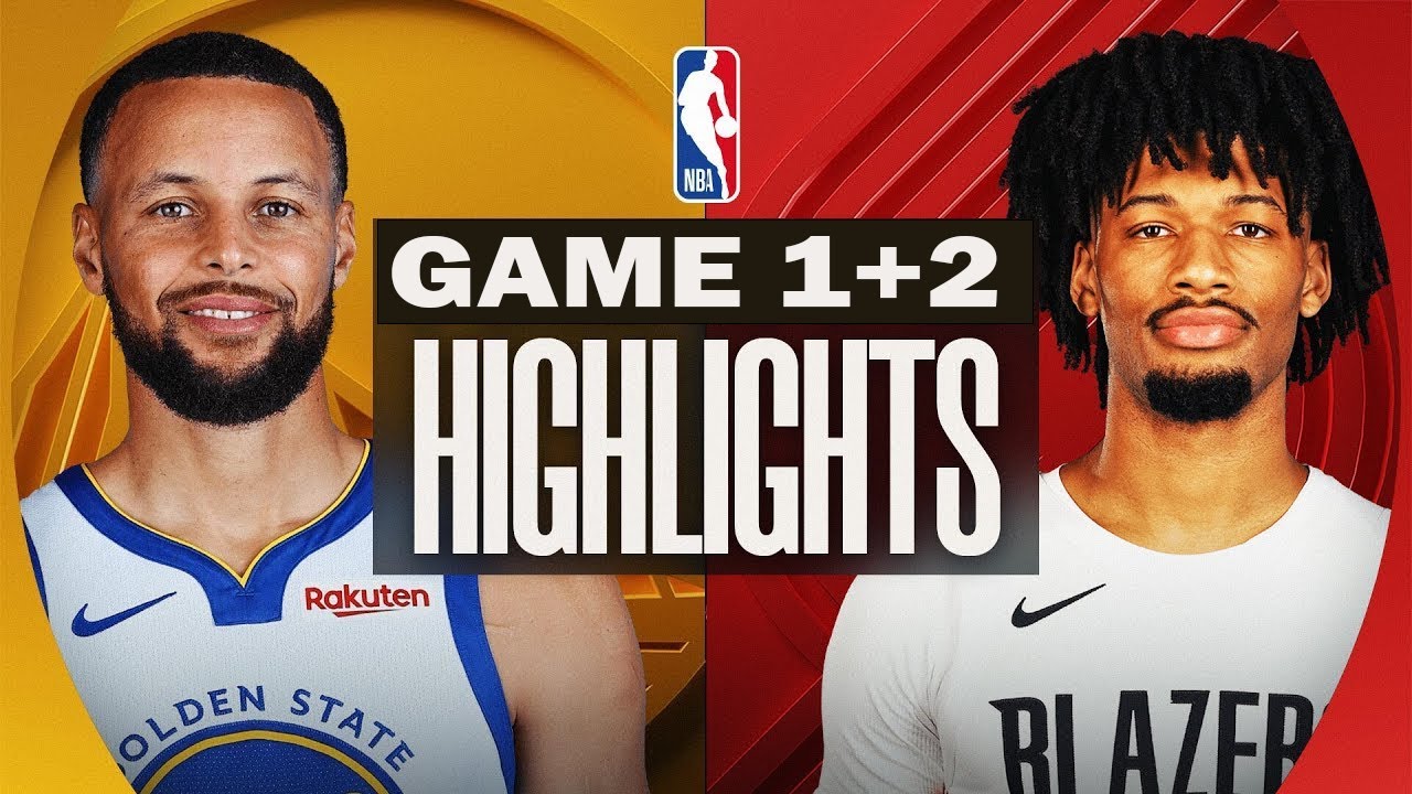golden state warriors vs portland trail blazers game 1st 2nd highlights jan 132026 nba