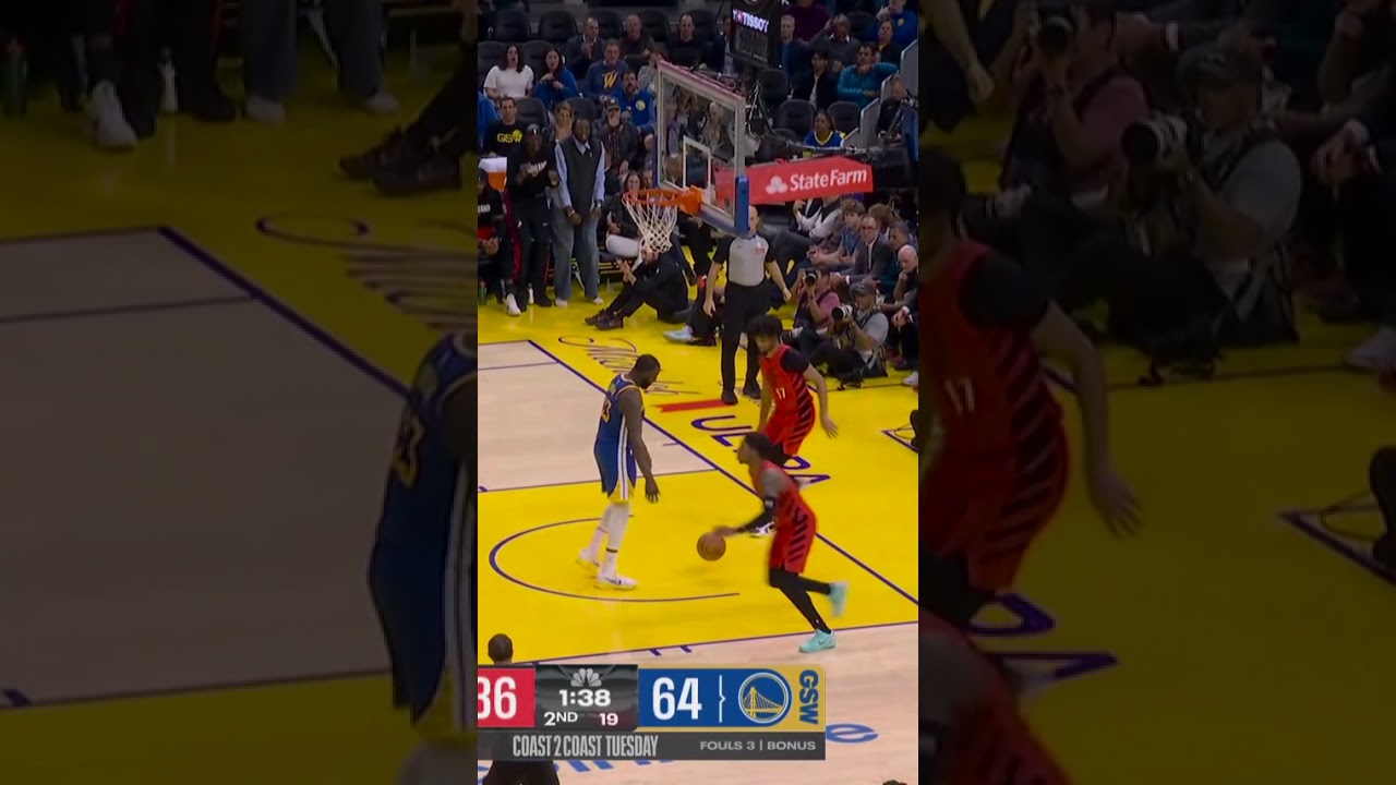 golden state warriors vs portland trail blazers nba game highlights