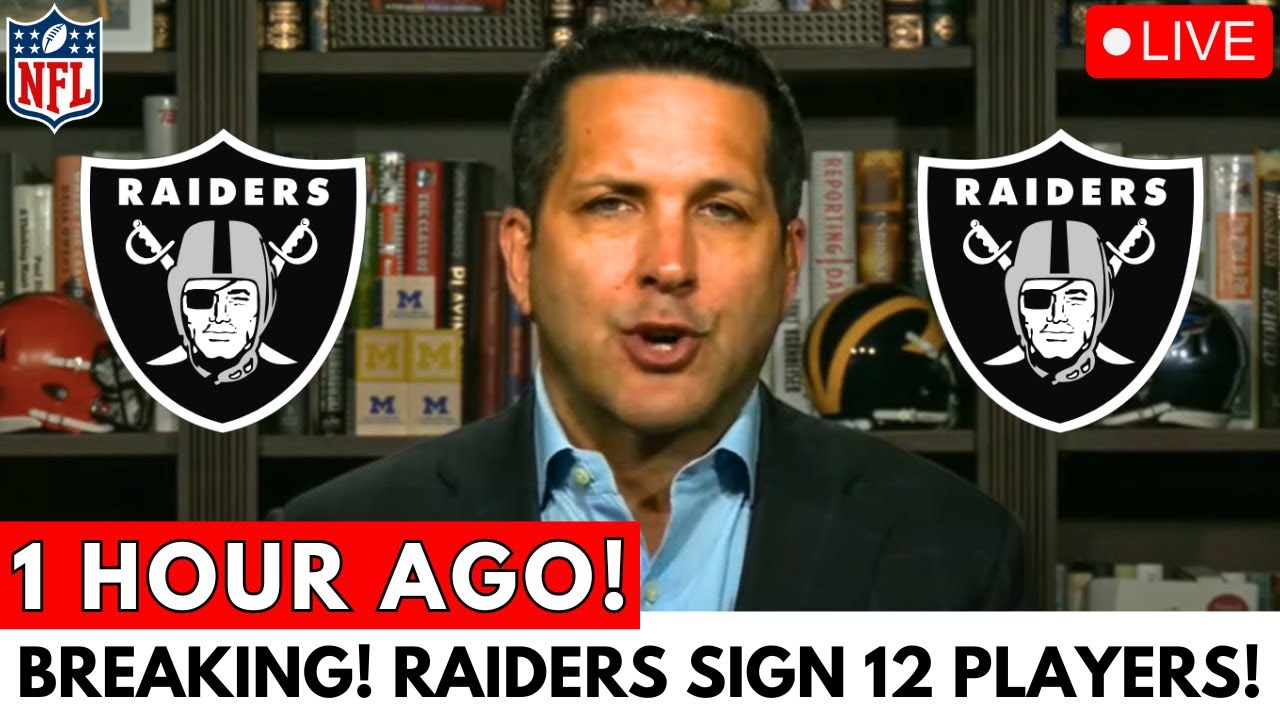 IT'S OFFICIAL! RAIDERS CONFIRM SIGNING OF 12 STAR PLAYERS! SEE WHO THEY ARE! LAS VEGAS RAIDERS NEWS 1 its official raiders confirm sig