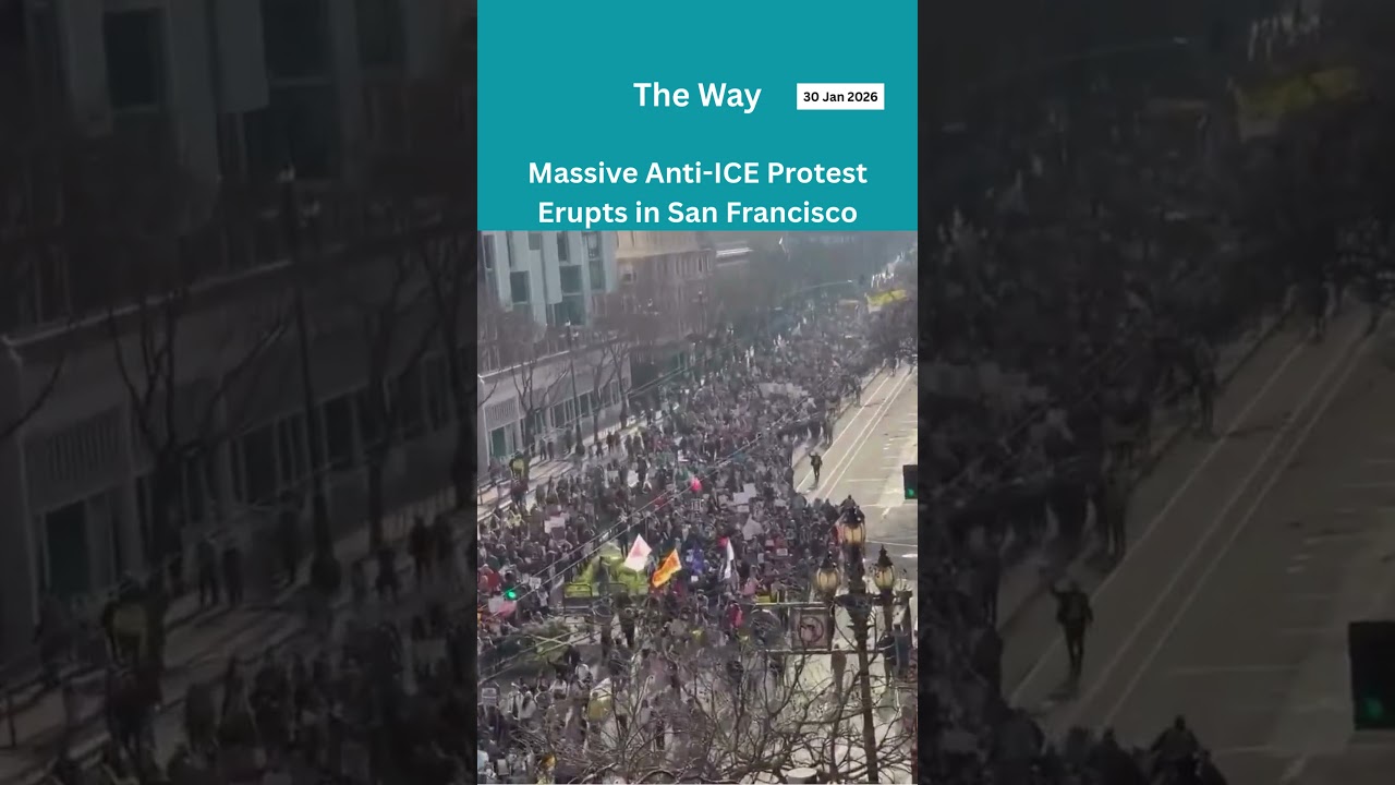 Massive Anti-ICE Protest Erupts in San Francisco #trump 1 massive anti ice protest erupts