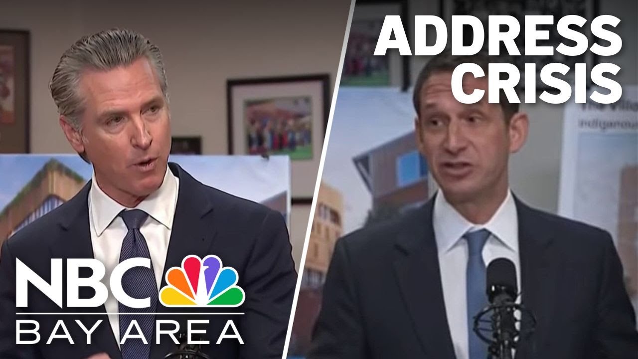 Newsom, Lurie address homelessness and mental health crisis in San Francisco 2 newsom lurie address homelessnes