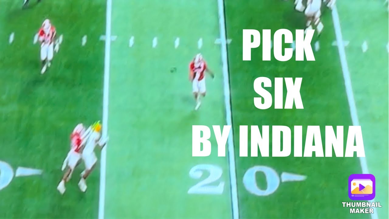 Oregon Pick-6 By Indiana CB Deangelo Ponds On 1st Play Of 2026 Peach Bowl - Why It Happened 2 oregon pick 6 by indiana cb dean 1