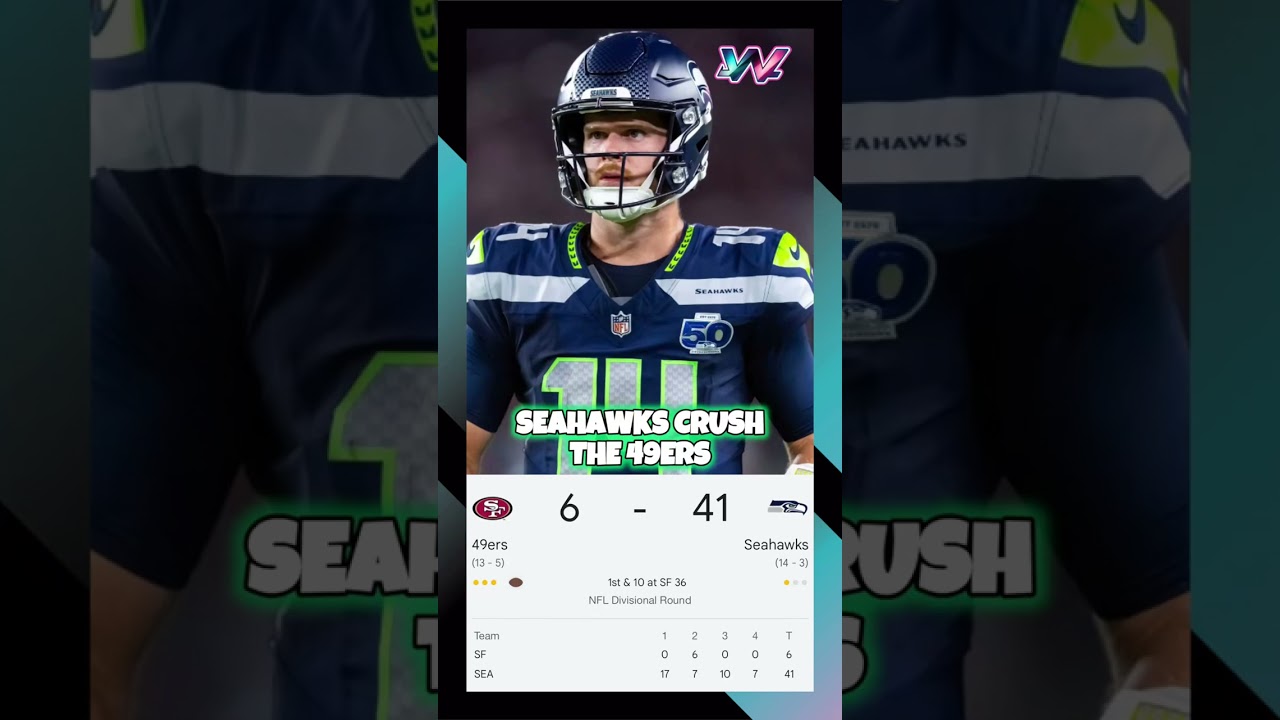 Seattle Seahawks CRUSH San Francisco 49ers #nfl #seahawks #49ers #nflshorts #nflnews #shorts #news 2 seattle seahawks crush san franc