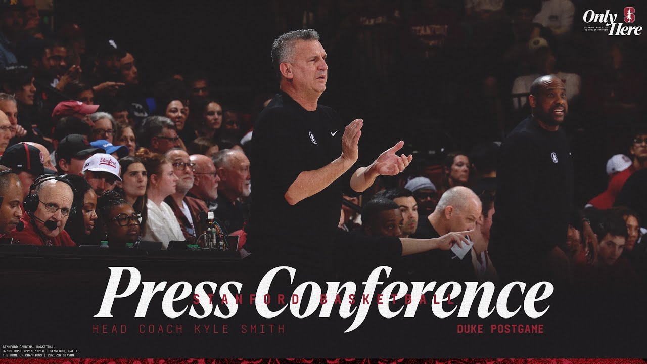 Stanford Men's Basketball: #6 Duke Postgame Press Conference 2 stanford mens basketball 6 duke