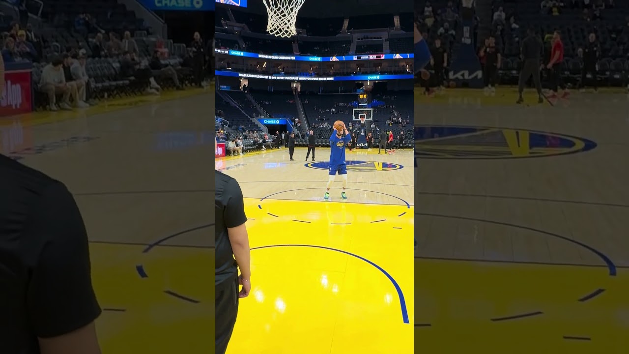 subscribe for more live front seat nba content stephencurry goldenstatewarriors courtside