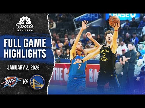 warriors vs thunder highlights top plays in golden states loss to thunder nbc sports bay area
